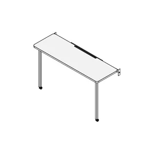 Inline Desk<br> 36 Tall x 24 Deep