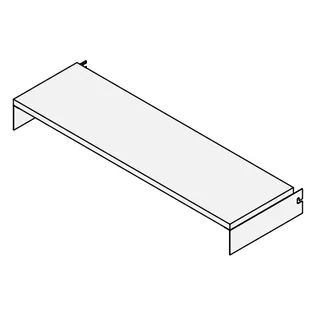 Metal Down Shelf<br> 48 Wide