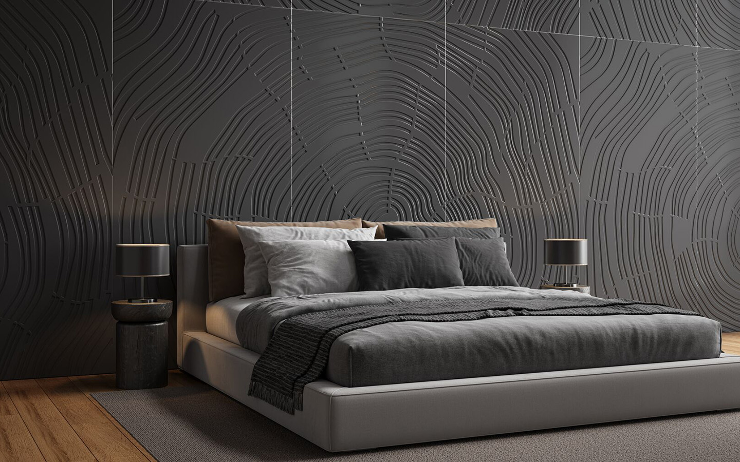 Lo Res Web JPG-Iconic_Panels_TreeRings_Matte_Black